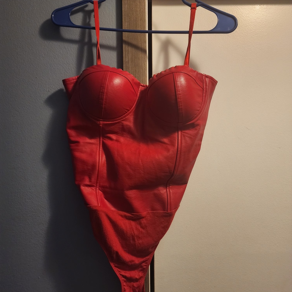 Say What? Vibrant Red Bustier